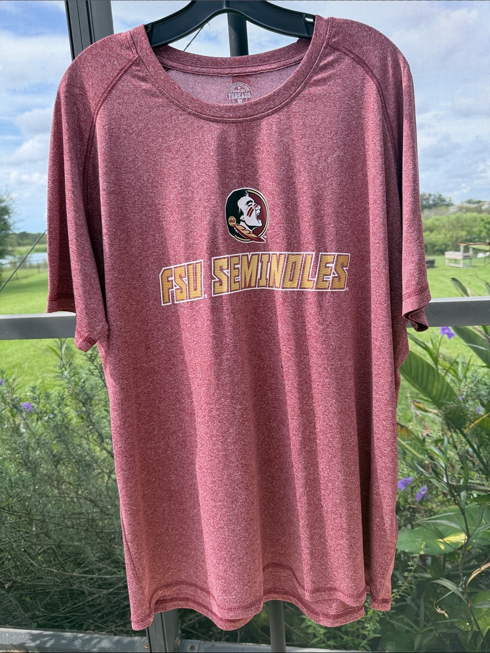Rivalry Threads Garnet FSU Seminoles Short-Sleeve Tee